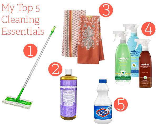 Domestic Wannabe: 5 Essential Cleaning Products - Hannah and HusbandHannah  and Husband